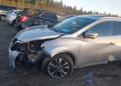 2016 Nissan Murano Sl from USA, damaged, VIN 5N1AZ2MH6GN155649